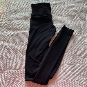 Lulu Lemon Black Wunder Under Leggings